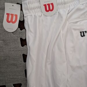 Wilson White Baseball Pants